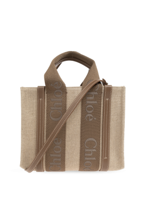 【Chloe】SMALL WOODY TOTE BAG◆CHC23AS397L17 CHLOE Small Woody Tote Bag Boyish Brown CHC23AS397L1720E